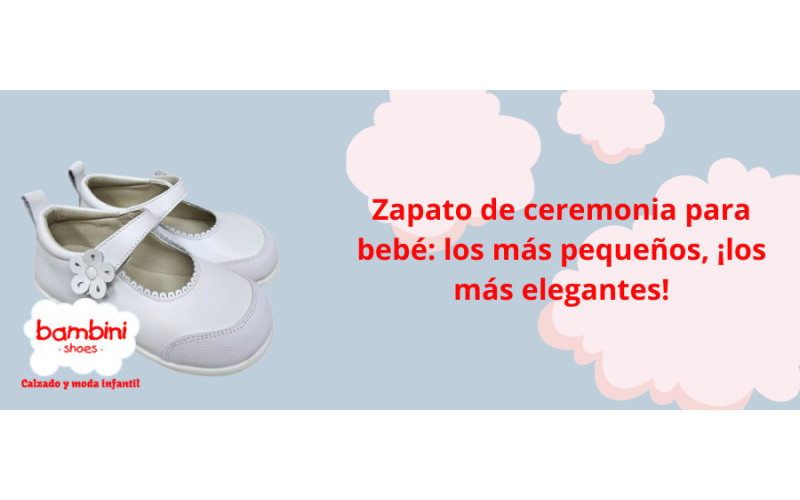 Zapato de ceremonia para bebé